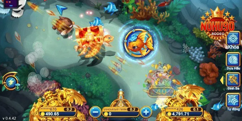 Bắn Cá Nohu90 - Sảnh Game Đổi Thưởng Thu Hút Cược Thủ 5 Phiên bản chill fishing khiến nhiều bet thủ phát cuồng