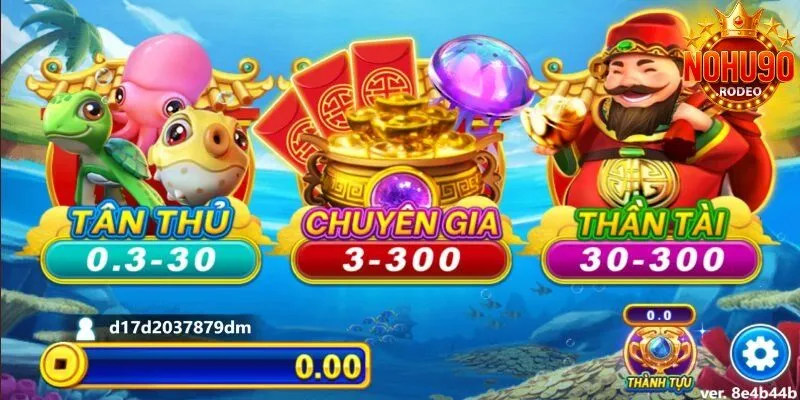 Bắn Cá Thần Tài Nohu90 - Săn Boss Khủng Ăn Thưởng Lớn 3 3 phòng cược tuyệt đỉnh tại bắn cá thần tài