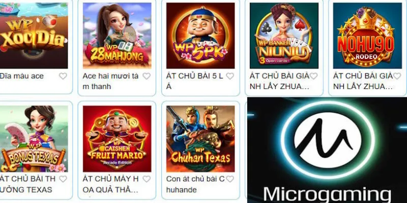 Game Bài Nohu90 - Điểm Giải Trí Cực Phẩm Của Tín Đồ Yêu Bài 5 Microgaming đang là điểm dừng chân nhiều người lựa chọn