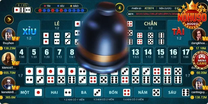 Tài Xỉu Máy - Siêu Phẩm Đáng Chơi Tại Cổng Game Nohu90 4 Những cửa vào tiền trong tài xỉu máy
