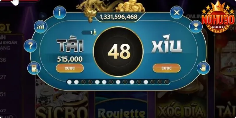 Tài Xỉu Máy - Siêu Phẩm Đáng Chơi Tại Cổng Game Nohu90 2 Tổng quan về trò chơi tài xỉu